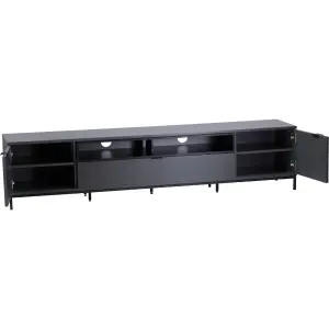 Alphason Chaplin 2000 TV Stand for TVs up to 90" - Charcoal