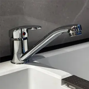 Liquida VS626CH Single Top Lever Kitchen Mixer Tap In Chrome