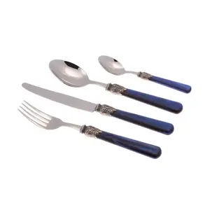 Rivadossi Sandro 16 Piece Stainless Steel Cutlery Set , Service for 4 Blue