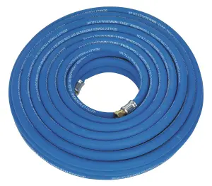 Sealey Air Hose 20m x 10mm with 1/4"BSP Unions Extra-Heavy-Duty