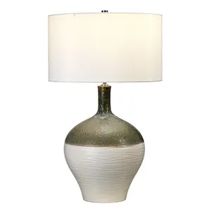 Elstead Eden Park 1 Light Table Lamp Gold, Green, E27