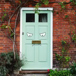 Spooky Halloween Face Door Sticker