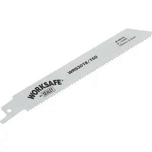 5-Pack 150mm Reciprocating Saw Blades for Cutting Steel and Cast Iron Pipes