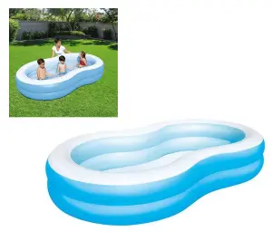 Bestway 54117 Inflatable Swimming Pool For Children 262x157x46cm