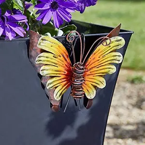 Butterfly Pot Hanger Garden Ornament Decoration Outdoor Indoor