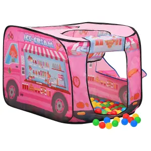 Berkfield Children Play Tent Pink 70x112x70 cm