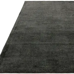 Green Handmade Luxurious Modern Plain Sparkle Rug For Bedroom & Living Room-120cm X 170cm