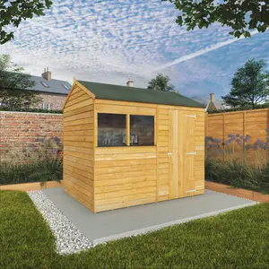 Mercia 8 x 6ft Overlap Reverse Apex Shed No