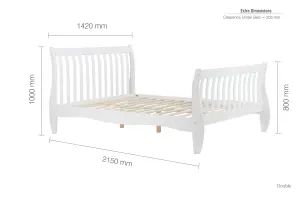 Birlea Belford Double Bed Frame In White