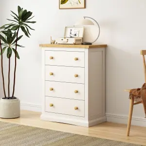 Castelli 4 Drawer Chest of Drawers Wood Knob