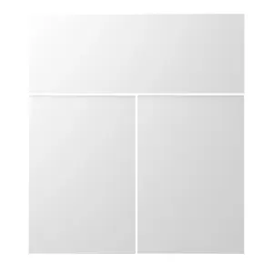 Cooke & Lewis Marletti Gloss White Cabinet (H) 852mm (W) 600mm