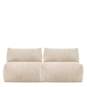 icon Tetra Fine Natural Cord Recliner Section for Floor Sofa (Set of 2)