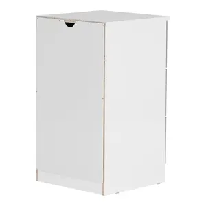 Marquitta 3 Drawer Bedside Table White/Grey