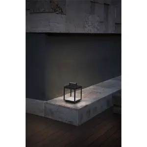 Luminosa Kerala LED Outdoor Lamp Dark Grey, Clear IP54