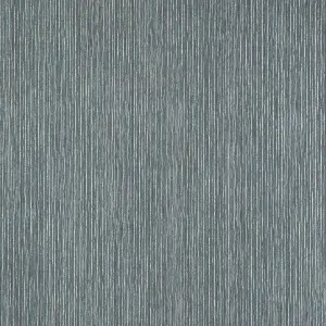 Galerie Feel Blue Metallic Curtain Stripe Wallpaper Roll