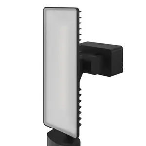 GoodHome Davern AWL1022-IB Black Mains-powered Cool white Outdoor LED PIR Floodlight 3000lm