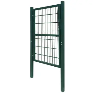 Berkfield 2D Fence Gate (Single) Green 106 x 170 cm