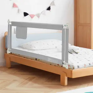 Costway 145 cm Toddler Bed Rail Infant Safety Bed Guardrail