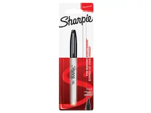 Sharpie - Fine Tip Permanent Marker Black