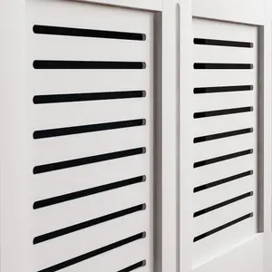 Vida Designs Milton Medium White MDF Radiator Cover