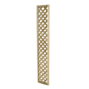 6ft Pine Trellis panel (W)30cm x (H)183cm