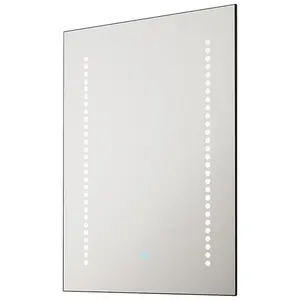 500 x 700mm IP44 LED Bathroom Mirror - Tunable White - Demister & Shaver Socket