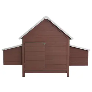 Chicken Coop Brown 157x97x110 cm Wood