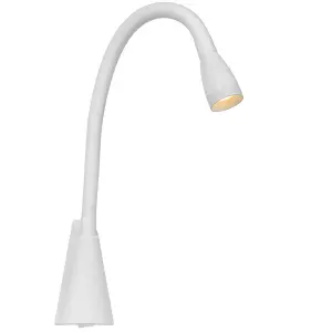 Lucide Galen-Led Modern Bedside Lamp - LED - 1x3W 3000K - White