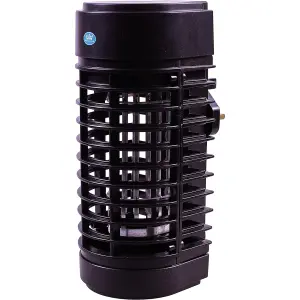 Black Plug-In Insect Killer - Chemical Free Odour Resistant Insect Zapper with 50m2 Coverage - Kills Flies, Mosquitoes & Midges