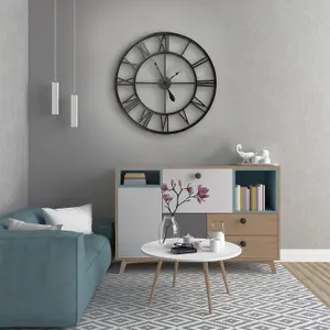 97cm x 97cm Giant Vintage Clock