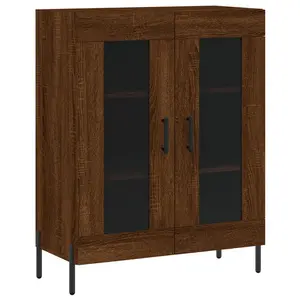 Stonefort Display Cabinet Brown Oak