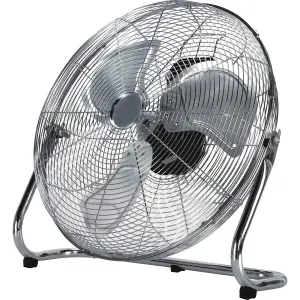 Metal Floor Fan 20" High Velocity 3 Speed Control Air Cooling Gym Home Workshop