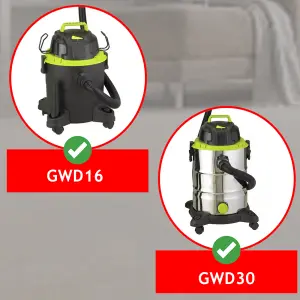 SPARES2GO Hose Spare Parts for Guild GWD16 16L GWD30 30L Wet & Dry Vacuum Cleaner