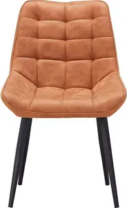 Moretti Tan Faux Leather Dining Chair