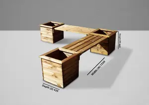 Charles Taylor Planter Bench Extension