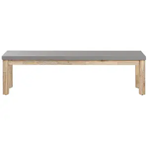 Garden Bench OSTUNI Concrete Grey