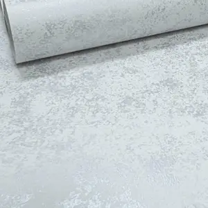 Silver Grey Wallpaper Plain Luxury Glitter Metallic Modern Shiny Various Designs SP00019 - Plain Mottled Marble Effect