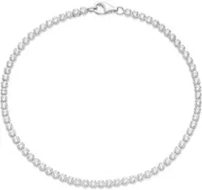 Sterling Silver Stone Set Tennis Bracelet