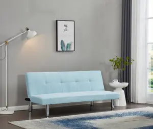 Comfy Living Monza Sofa Bed in Duck Egg Blue