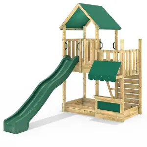 Rebo Modular Wooden Climbing Frame Adventure Playset - M3 plus Shop