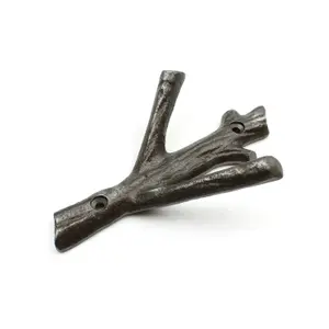 Oakcrafts - Antique Cast Iron Tree Design Coat Hook