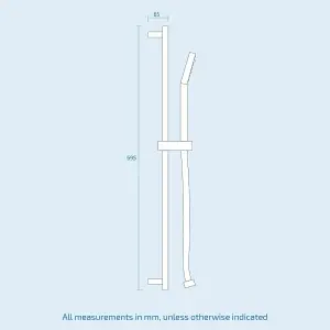 Olive Square 3 Way Concealed Thermostatic Shower Mixer Set - Shower Head, Handset & Body Jets