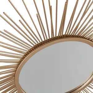 Valeer Accent Mirror Gold