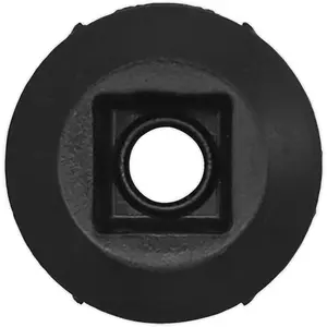 20 PACK Black Locking Nut Trim Clip - 15mm x 15mm - Universal Vehicle Fitting