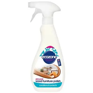 Ecozone Wood Furniture Polish Spray Almond 500ml