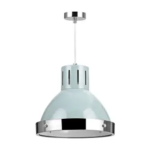 Interiors by Premier Vermont Blue Pendant Light