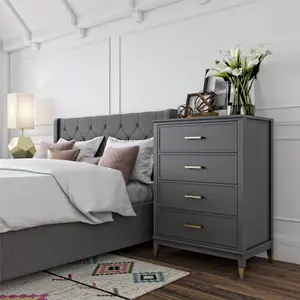 Westerleigh 4 DRW Dresser Graphite Grey