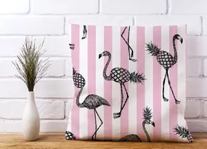 Pineapple Flamingo Cushions 45cm x 45cm