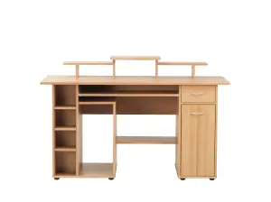 San Diego Computer Desk in Beech