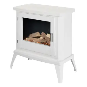 Focal Point Brocton 1500W Matt White Electric Stove (H)637mm (W)645mm